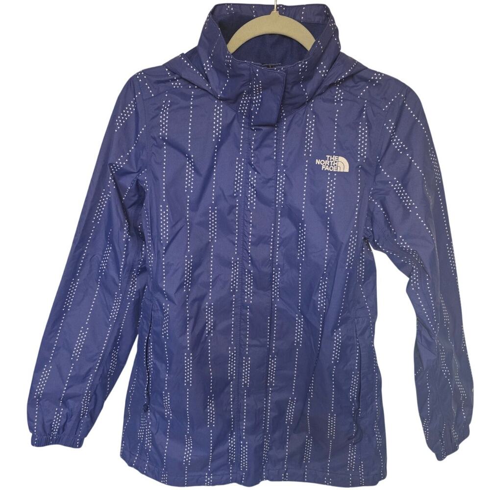 The North Face Women's S Small HyVent Rain Jacket Blue Hooded NWOT NEW